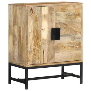 vidaXL Credenza 60x35x75 cm in Legno Massello di Mango