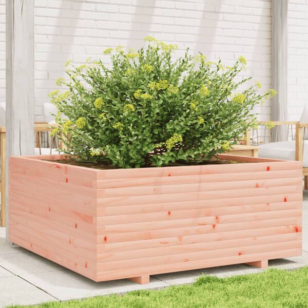 vidaXL Fioriera da Giardino 110x110x49,5 cm Legno Massello di Douglas