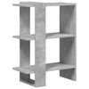 vidaXL Libreria Grigio cemento 52 x 25 x 71,5 cm Legno multistrato