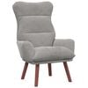 vidaXL poltrona Grigio chiaro 69 x 74 x 93 cm Velluto