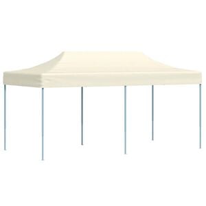 vidaXL Tenda Pieghevole Pop-Up 3x6 m Bianco Crema