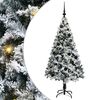 vidaXL Albero di Natale artificiale con 150 LED Bianco 150 cm