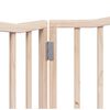 vidaXL Cancello per Cani Pieghevole 2 Pannelli 160 cm Legno di Pioppo