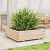vidaXL Fioriera da Giardino 80x80x26,5 cm in Legno Massello di Pino