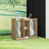 vidaXL Armadio per Golf Rovere artigianale 102 x 45 x 85,5 cm