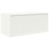 vidaXL Armadio Bianco 90 x 40 x 40 cm Acciaio