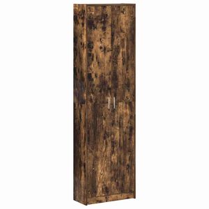vidaXL Guardaroba Rovere fum&eacute; 55 x 25 x 189 cm Legno ingegnerizzato