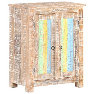 vidaXL Credenza 61x35x76 cm in Legno Grezzo di Acacia