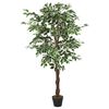 vidaXL Albero di Ficus Artificiale 1008 Foglie 180 cm Verde
