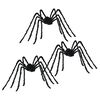 vidaXL Decorazione Ragno di Halloween 3 pz Nero 200 cm