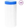 vidaXL Film adesivo per mascheratura 12 pz Trasparente e Blu