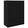vidaXL Armadietto a muro Rovere Nero 69,5 x 34 x 90 cm