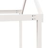 vidaXL Tetto Letto Bambini Bianco 217x95,5x159 cm Legno Massello Pino