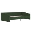 vidaXL Dormeuse USB Verde Scuro in Tessuto 90x200 cm