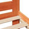vidaXL Letto senza Materasso Marrone Cera 120x190 cm in Legno di Pino
