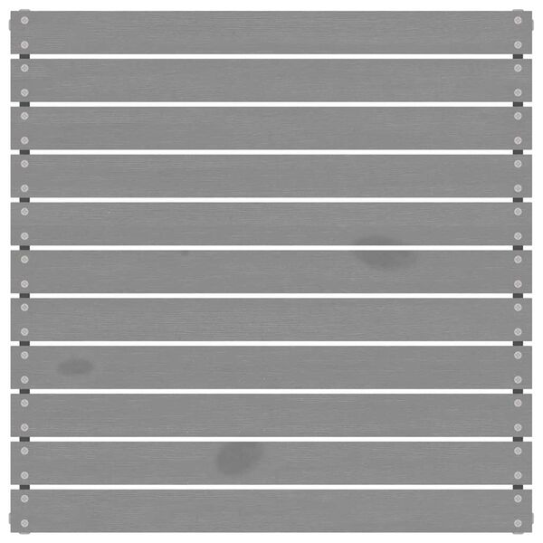 vidaXL Poggiapiedi da Giardino Grigio in Legno Massello di Pino