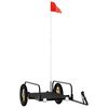 vidaXL Rimorchio da Bici 122x53x31 cm in Ferro