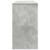 vidaXL Scrivania Grigio Cemento 120x42x76 cm in Legno Multistrato