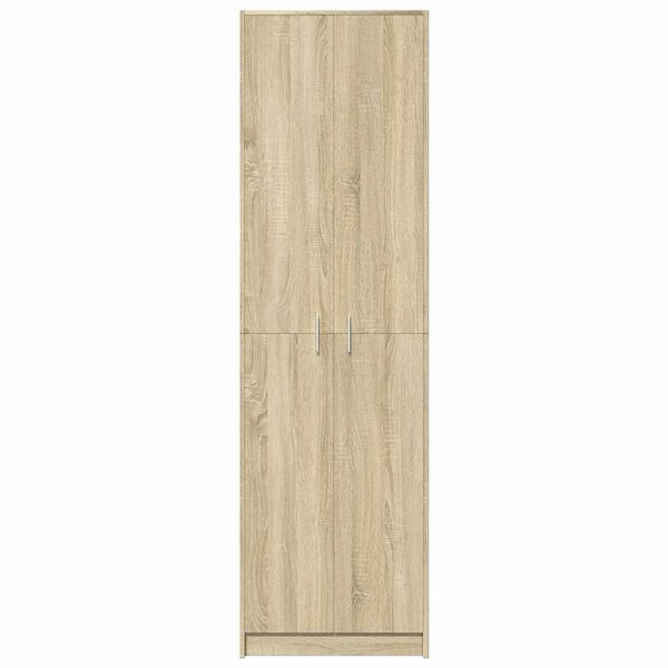 vidaXL Armadio Corridoio Rovere Sonoma 55x25x189 cm Legno Multistrato