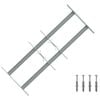 vidaXL Griglia di sicurezza per finestre con 4 barre trasversali 3 pcs