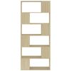 vidaXL Libreria/Divisorio Rovere Sonoma 80x24x186 cm in Truciolato