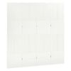 vidaXL Paravento a 4 Pannelli 2 pz Bianco 160x180 cm in Acciaio