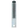 vidaXL Supporto per Bandiera Argento 15 x 3 x 0,35 cm Acciaio