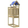 vidaXL Torre da Gioco Marrone Legno Impregnato Solido
