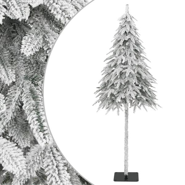 vidaXL Albero di Natale Artificiale con Neve Fioccata 210 cm