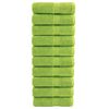 vidaXL Asciugamani per Ospiti SOLUND 10 pz Verdi 30x50cm 600 g/m&sup2;