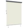 vidaXL Tenda a rullo con tende Crema 200 x 250 cm Tessuto e Alluminio