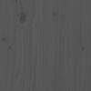 vidaXL Lettino Prendisole Grigio 199,5x60x74 cm Legno Massello di Pino