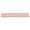 vidaXL Mensola sospesa 4 pcs Rosa 40 x 18 x 2,5 cm Acciaio