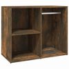 vidaXL Armadietto Cosmetici Rovere Fumo 80x40x65 cm Legno Multistrato