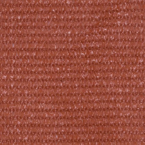 vidaXL Paravento da Balcone Terracotta 90x400 cm in HDPE