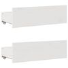 vidaXL Giroletto senza Materasso con Cassetti Bianco 150x200 cm Pino