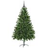 vidaXL Albero di Natale con 300 LED con supporto Verde 180 cm PE