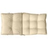 vidaXL Cuscini per Sedia Schienale Basso 6 pz Beige in Tessuto Oxford