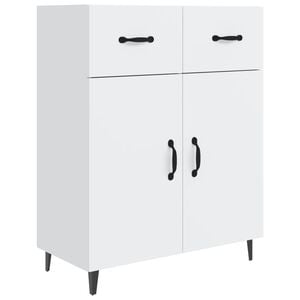 vidaXL Credenza Bianca 69,5x34x90 cm in Legno Multistrato