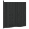 vidaXL Pannello di Recinzione WPC e Alluminio Nero