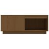 vidaXL Tavolino da Salotto ambra 100x101x40,5cm Legno Massello di Pino