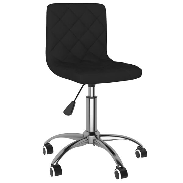 vidaXL Sedie da Pranzo Girevoli 2 pz Nere in Velluto