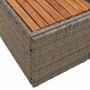 vidaXL Divano da giardino Grigio 184 x 62 x 85cm polyrattan
