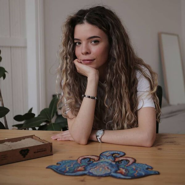 UNIDRAGON Puzzle in Legno 299 pz Eternal Elephant King Size 41x32 cm