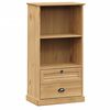 vidaXL Libreria VIGO 60x35x114,5 cm in Legno Massello di Pino