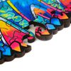 UNIDRAGON Puzzle Legno 314 pz Iridescent Chameleon King Size 31x41 cm