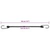 vidaXL Corde Elastiche con Strisce Riflettenti e Ganci 50 pz 38 cm