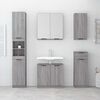 vidaXL Mobile Bagno Grigio Sonoma 64,5x33,5x59 cm in Legno Multistrato