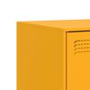 vidaXL Mobile Porta TV Giallo Senape 99x39x44 cm in Acciaio