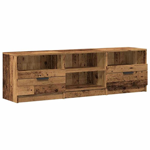 vidaXL Mobile Porta TV Legno Vecchio 150x33,5x45 cm Legno Multistrato